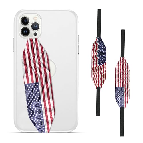 3d American Flag Design  iPhone Wrist Strap - switch bands 