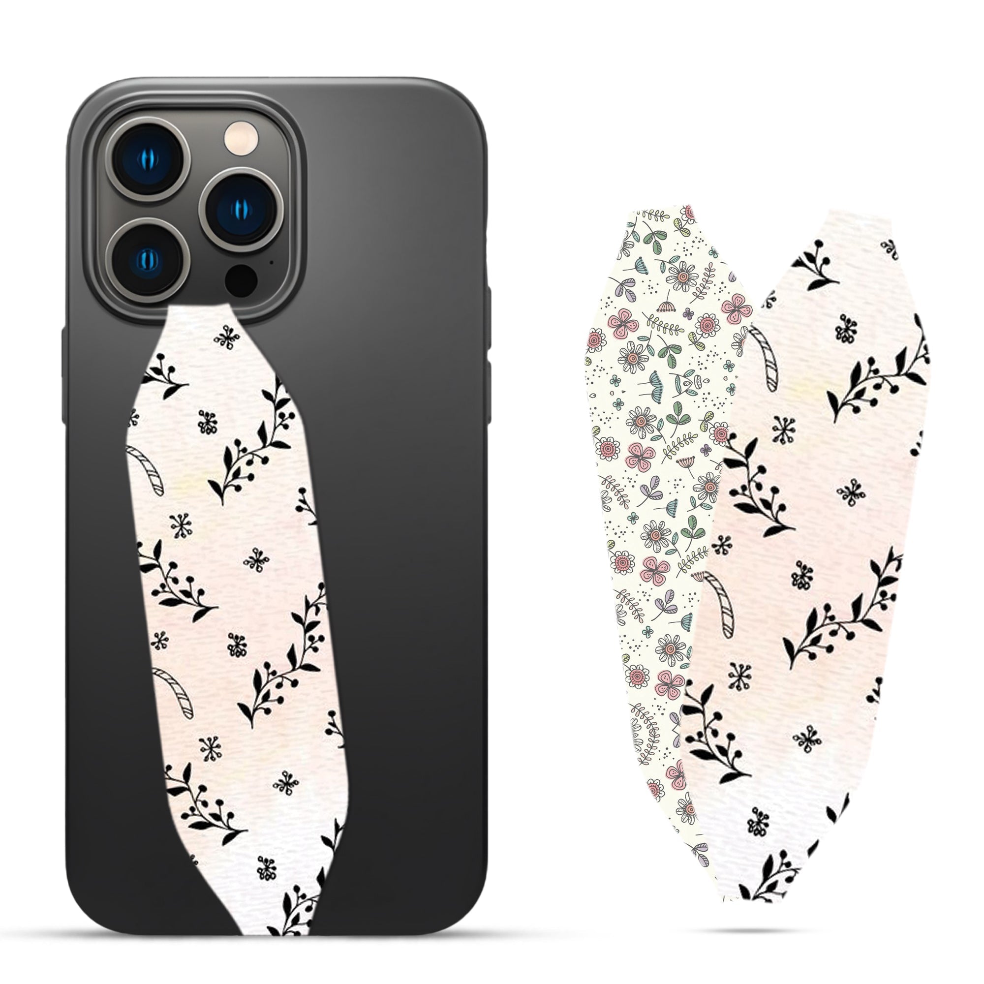 Hand floral design Wrist Phone Strap - Switch Bands 