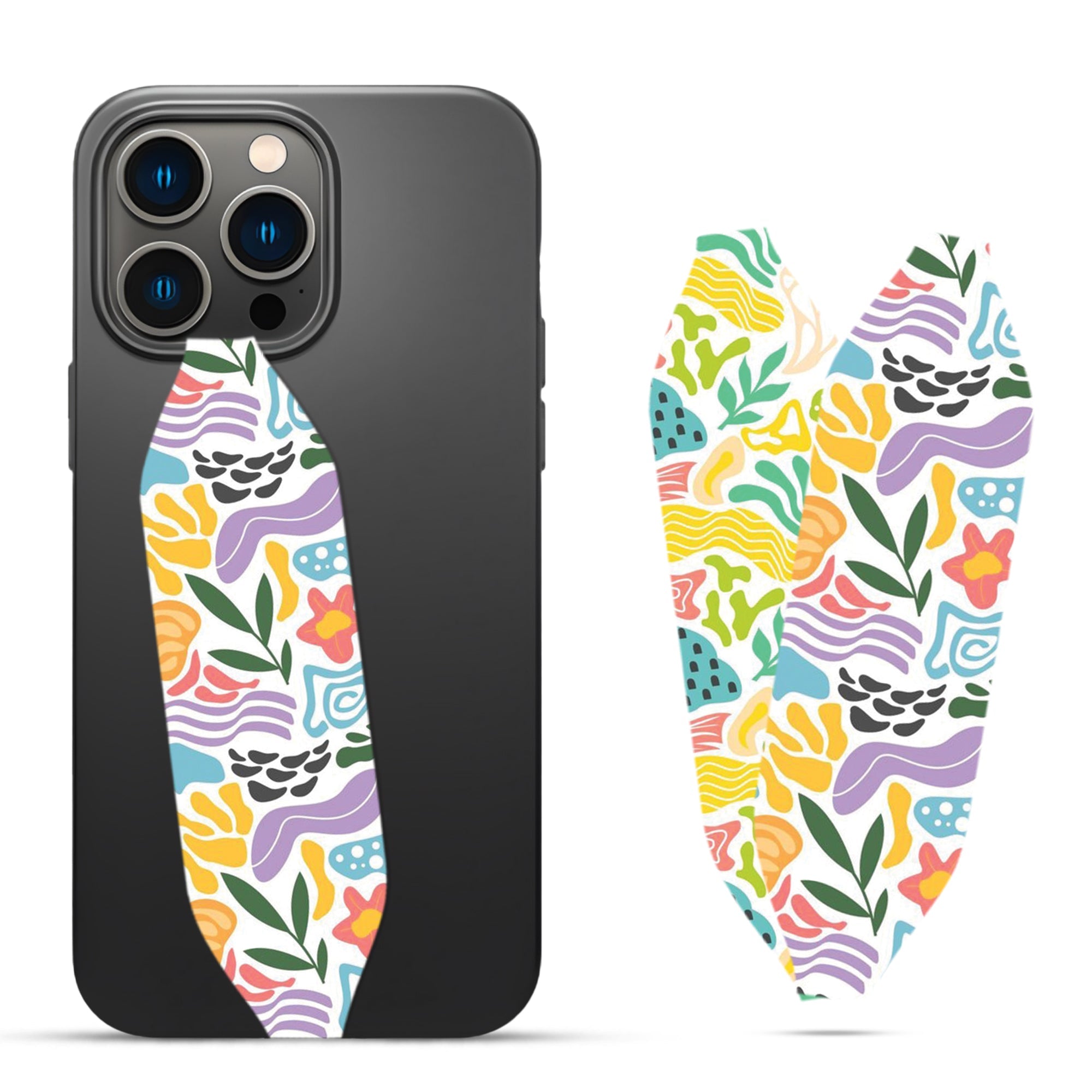 Cartoon Flat Flowers Vector  Strap loop - Switch Bands 