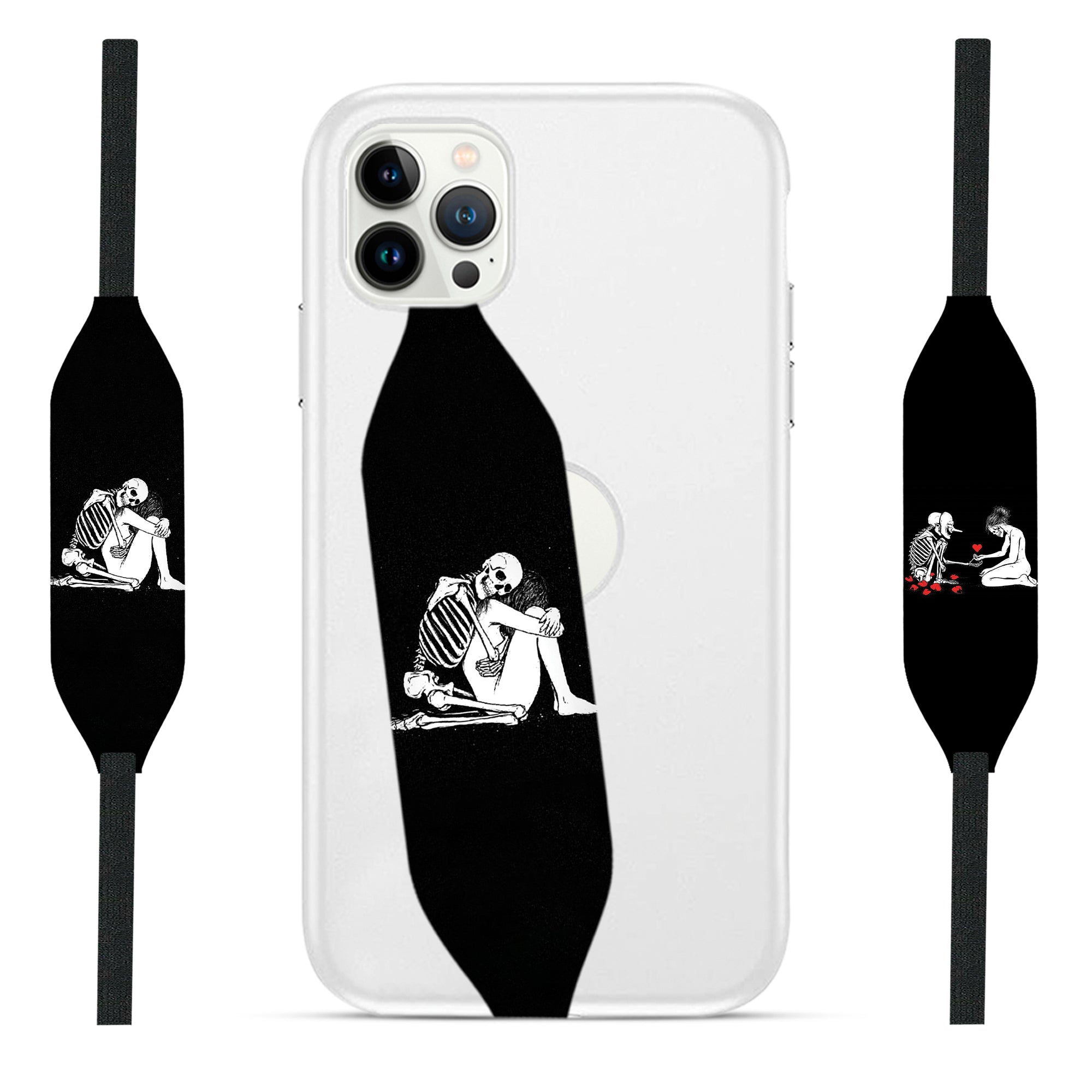 Best Friend Art  iPhone Case with Strap - Switch Bands 