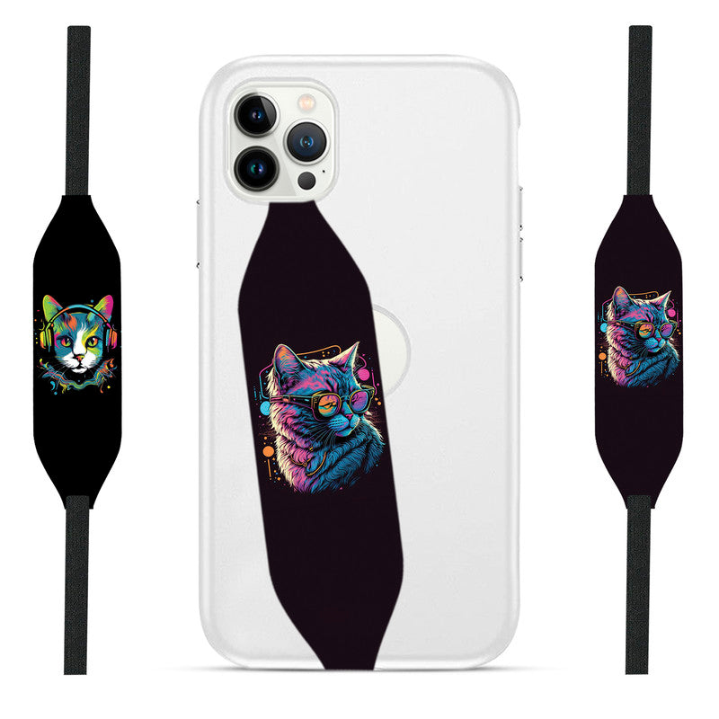 Colourful Cat Strap for Phone - Switch Bands 