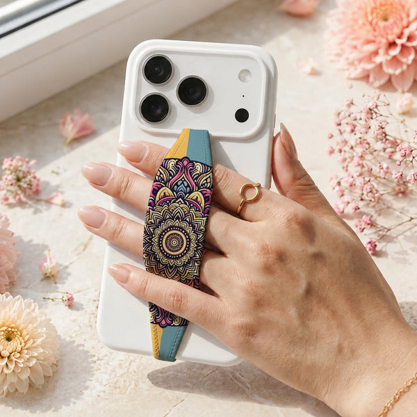 Triangle Tapestry Phone Grip Strap | Adhesive-Free | Switchbands