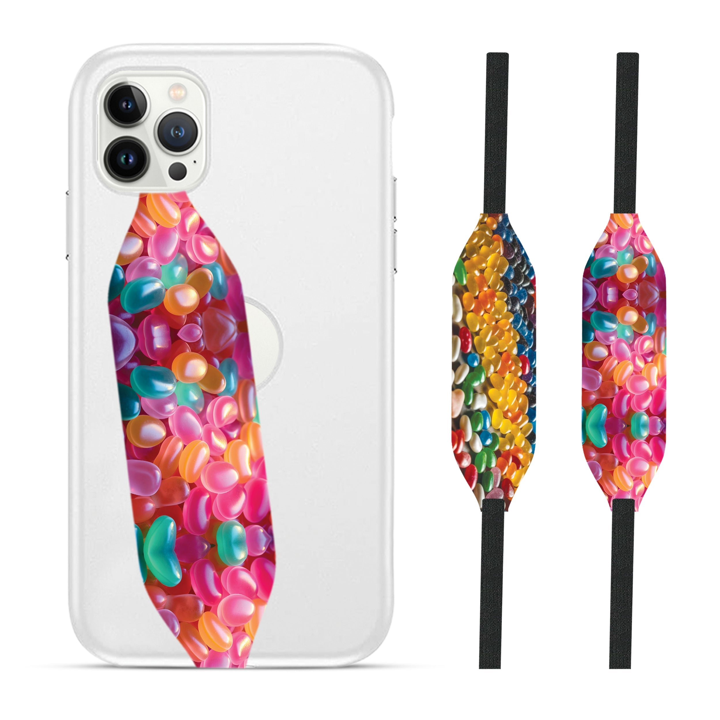Bubble Art Pattern Phone Case With Strap - Switchbands - Switchbands