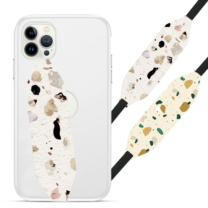 Terrazzo flooring vector seamless loopy iPhone Case - Switch Bands 