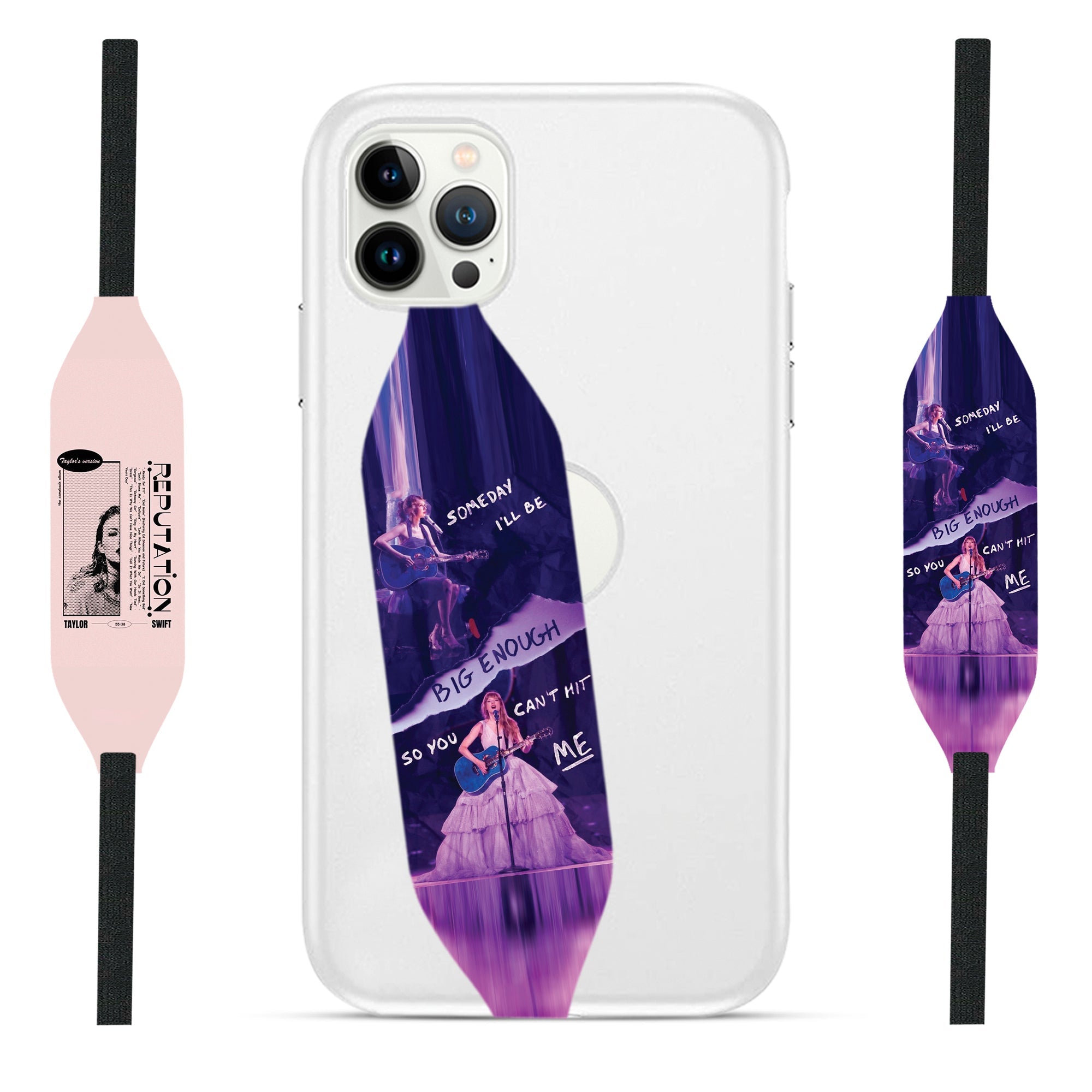 Taylor Swift live singing pattern  iPhone Case Strap - Switch Bands