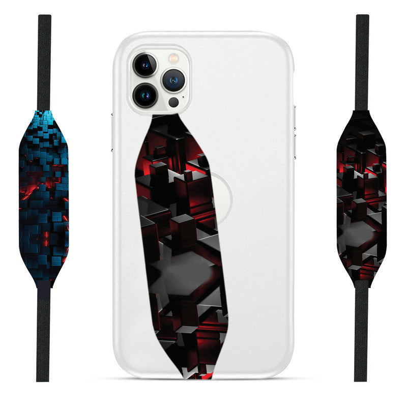 Serene Swell Patterns Phone Case Strap - Phone Holder 