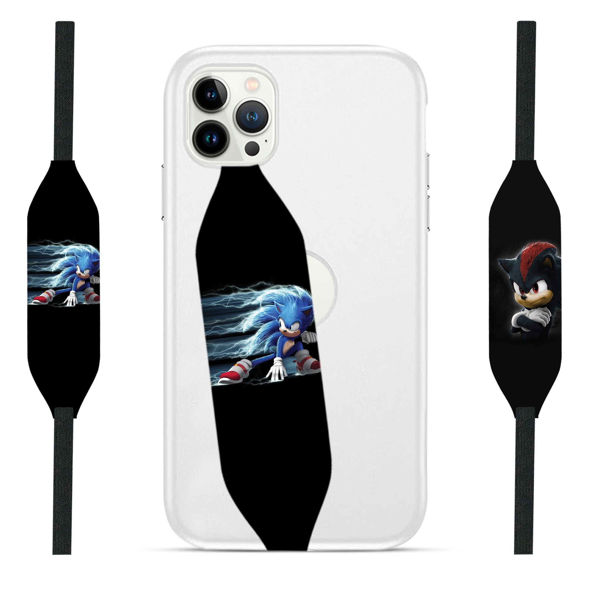sonic streak toon art phone grip strap - Switch Bands 