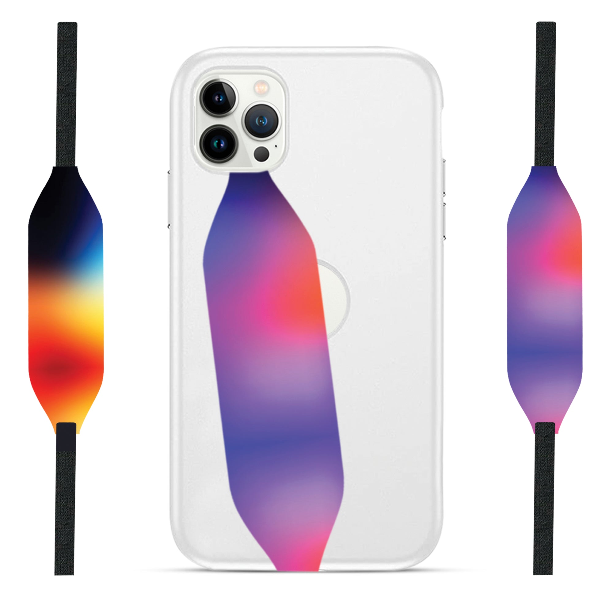 colorful Gradient 
Phone Case with Strap - Switch Bands 