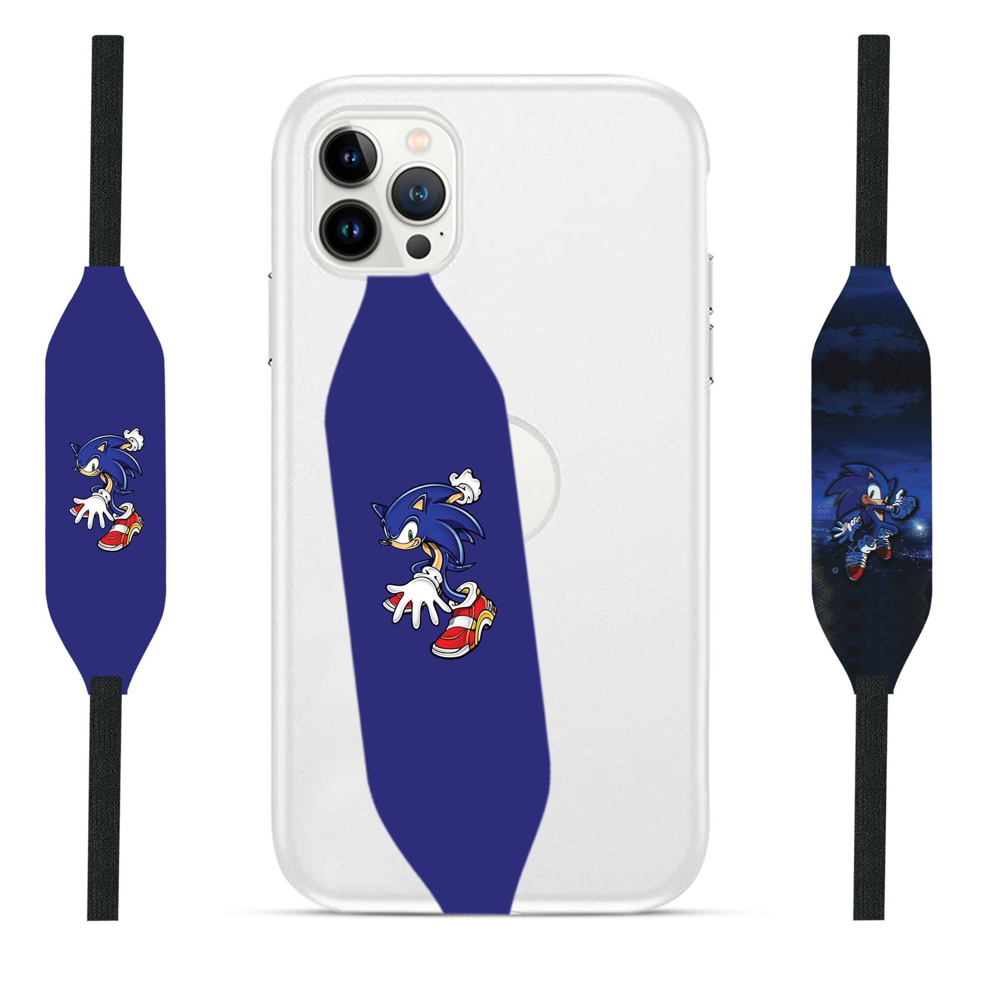 Animation sonic toon art phone grip strap - Switch Bands 