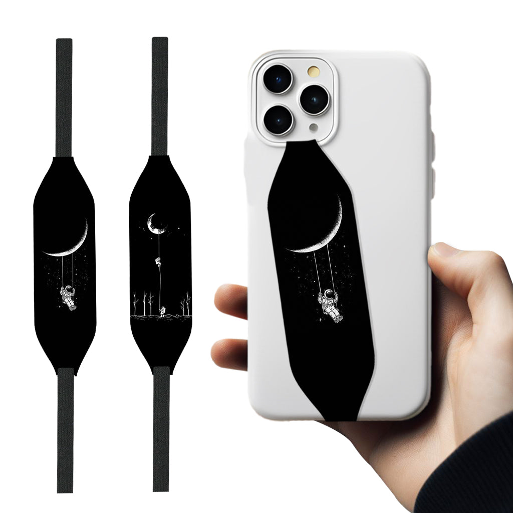 Ay Salıncak Ve Astronot  iPhone Case Strap - Switch Bands  