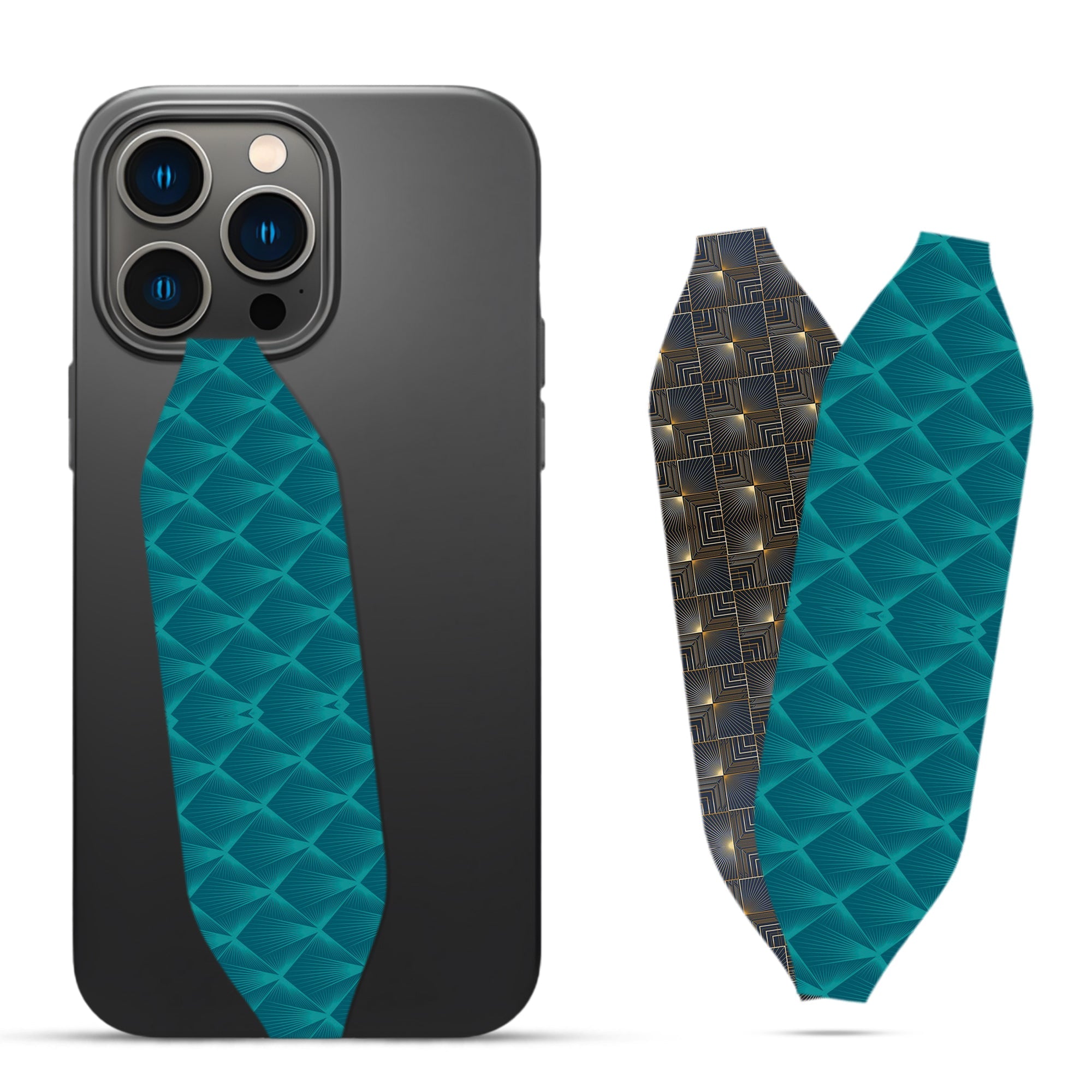Seamless Knitted Pattern Phone Gripper - Switch Bands