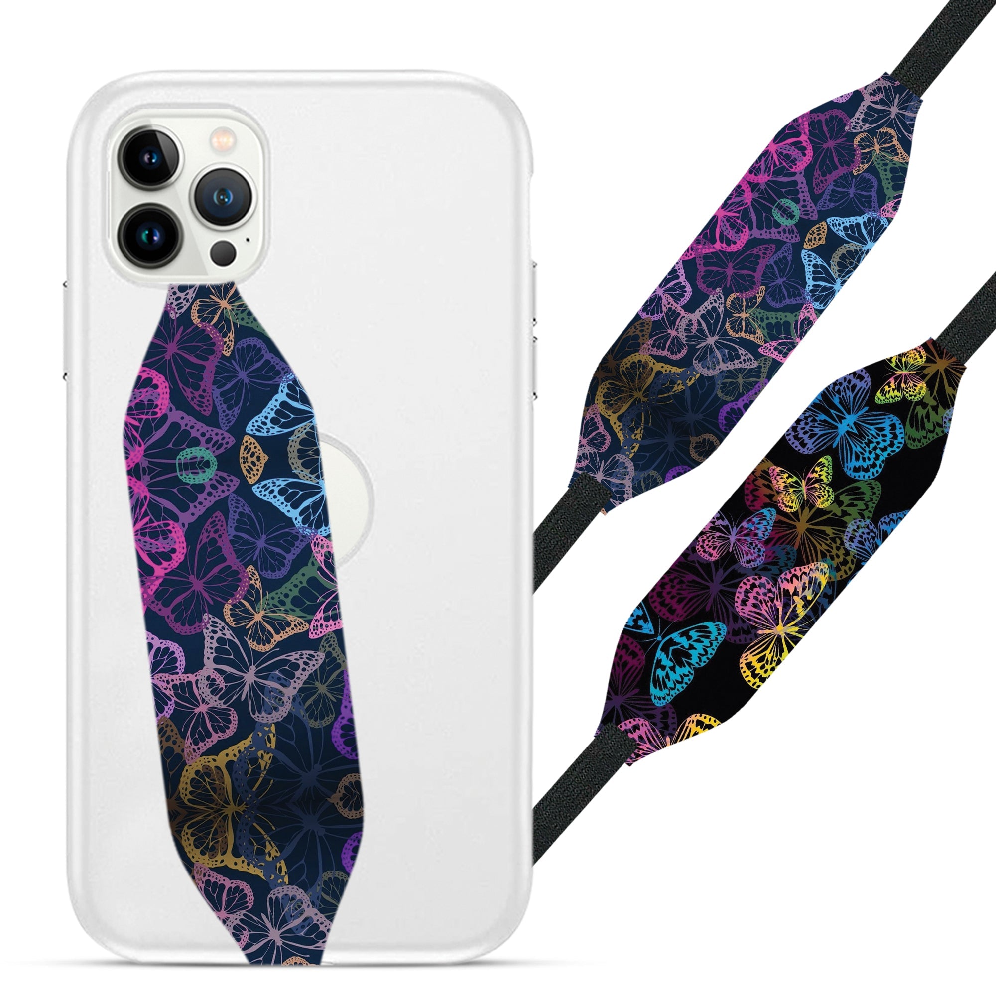 Butterfly Pattern Phone Grip Strap | Switchbands - Switchbands