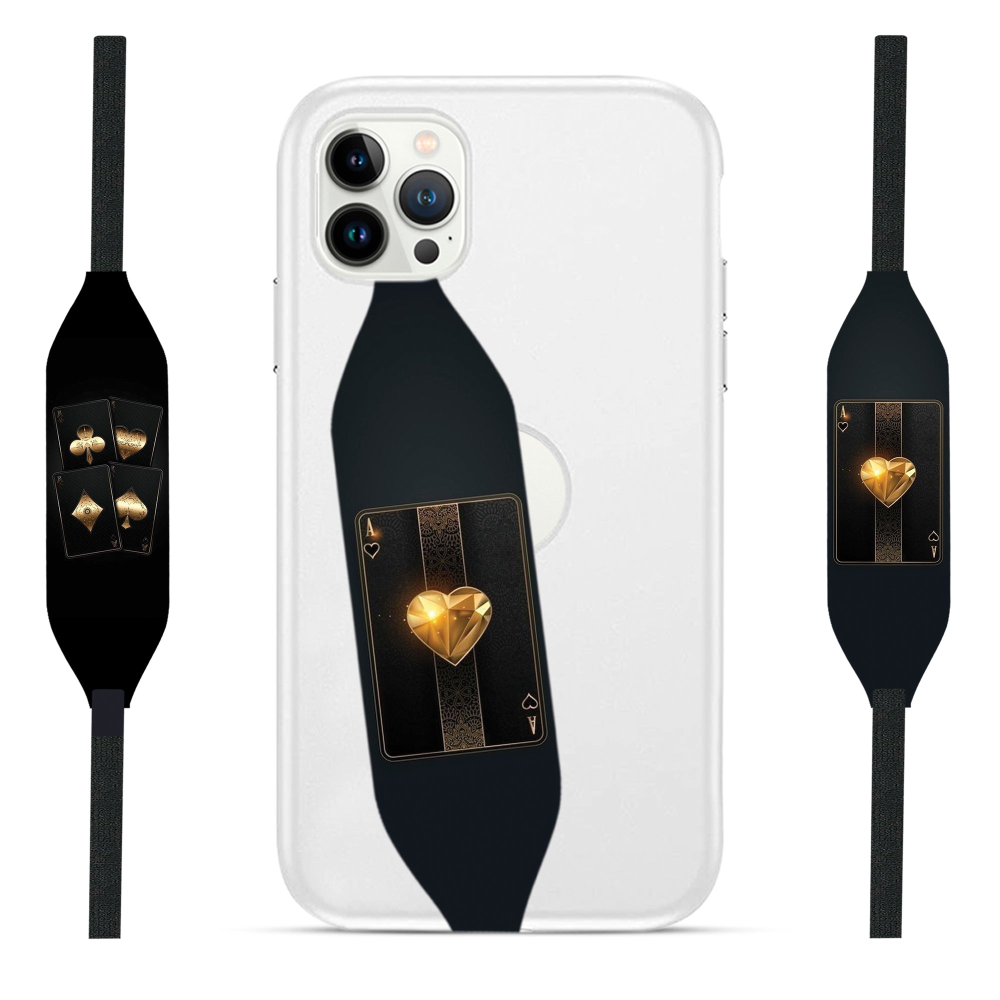 Ace Of Spade Canvas Phone Case with Strap - Switch Bands 