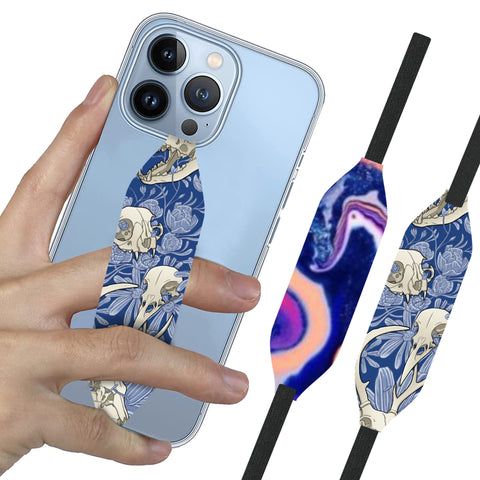 Switchbands Universal Stretchable Phone Hand Straps And Finger Loop For Phone Cases - Ranch Bones