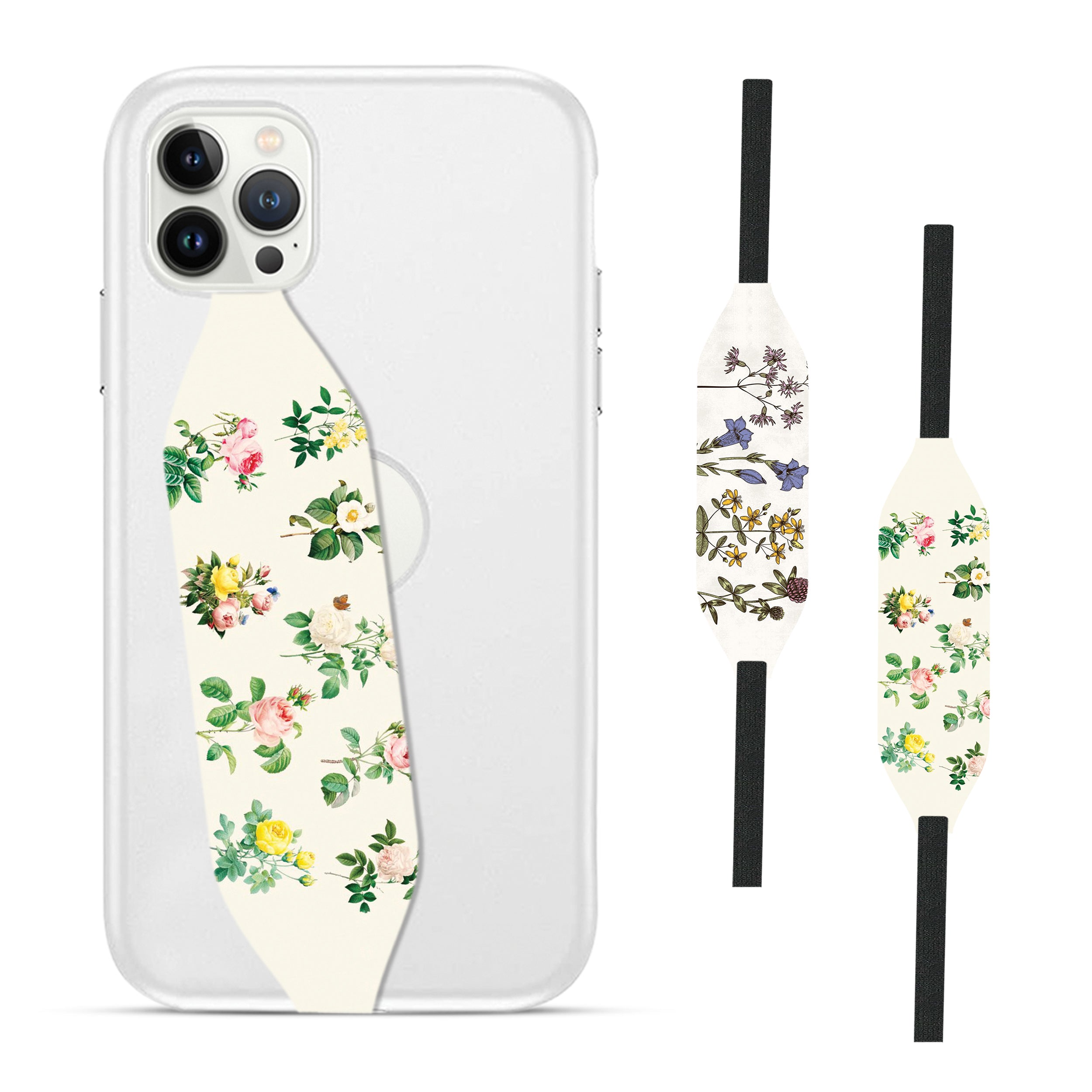 flower pattern Strap loop - Switch Bands 