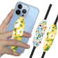 Switchbands Universal Stretchable Phone Hand Straps And Finger Loop For Phone Case - Yellow & Blue Mandala