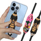 Switchbands Universal Stretchable Phone Hand Straps And Finger Loop For Phone Cases - Moon Sun & Turtle